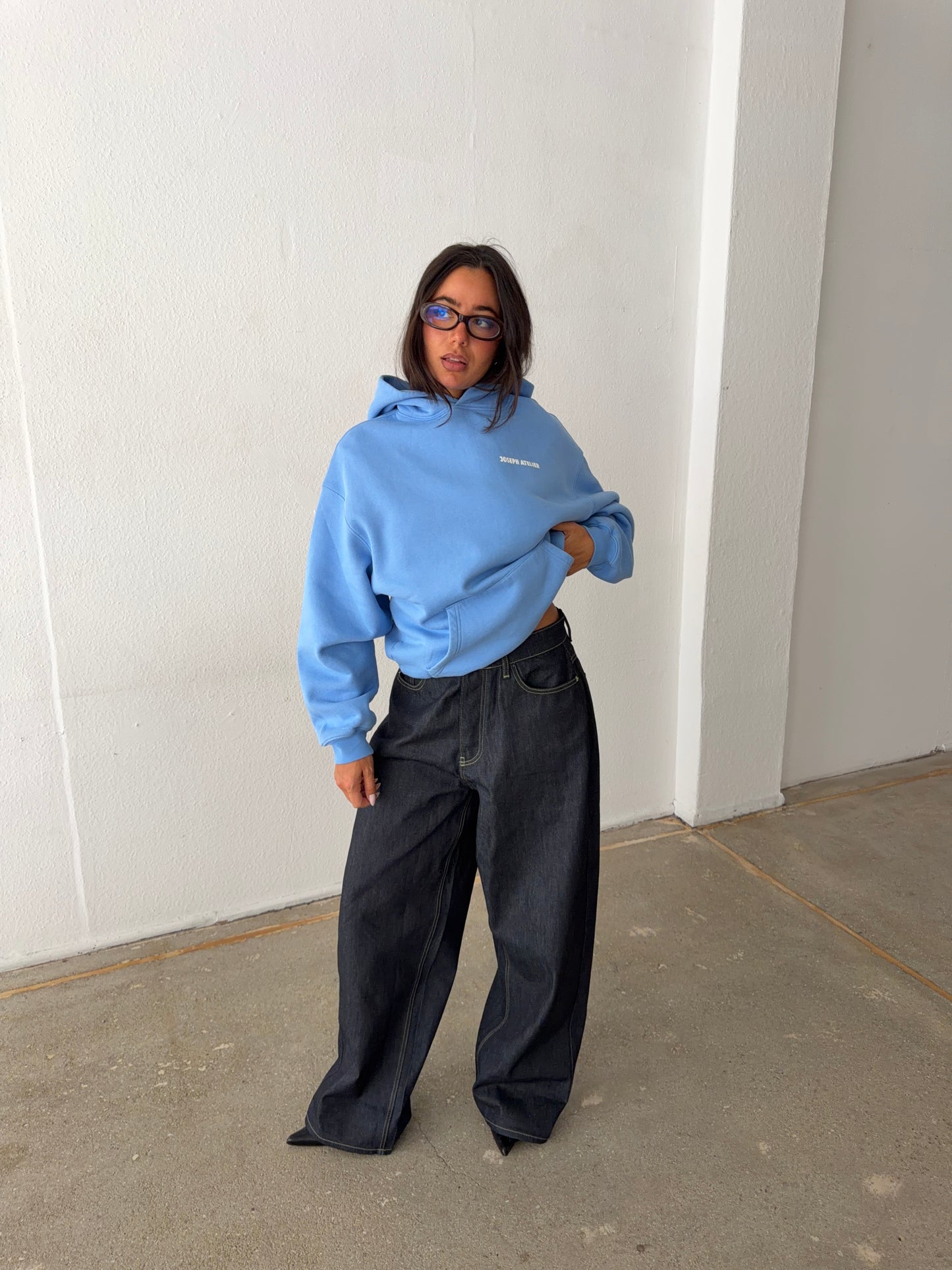 classic hoodie cobalt blue - classics dept.