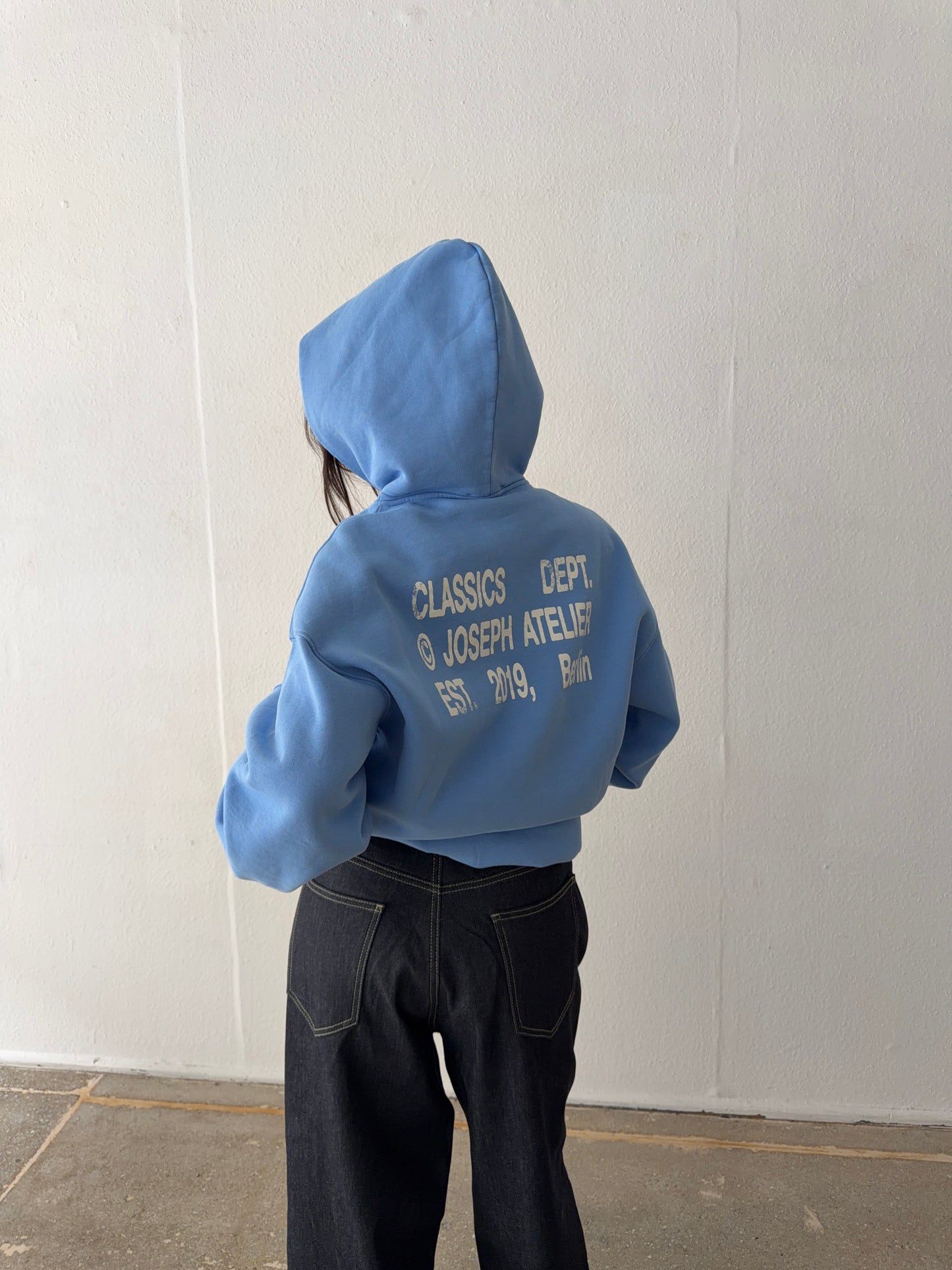 classic hoodie cobalt blue - classics dept.