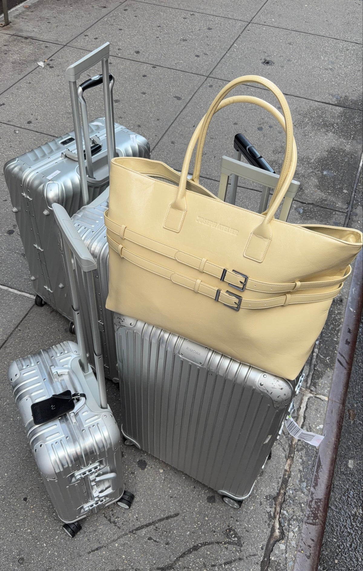 double belt bag
