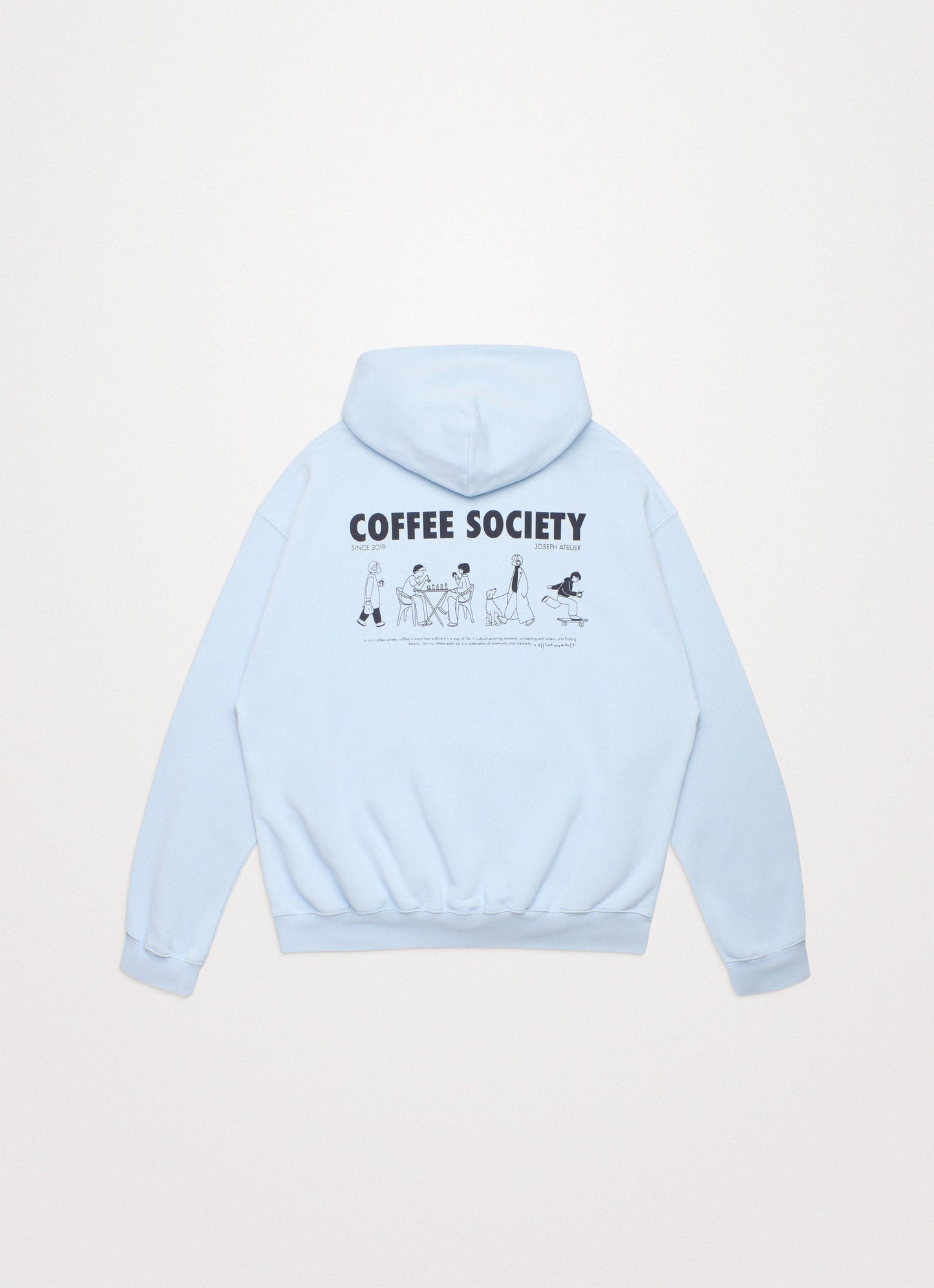 classic hoodie baby blue