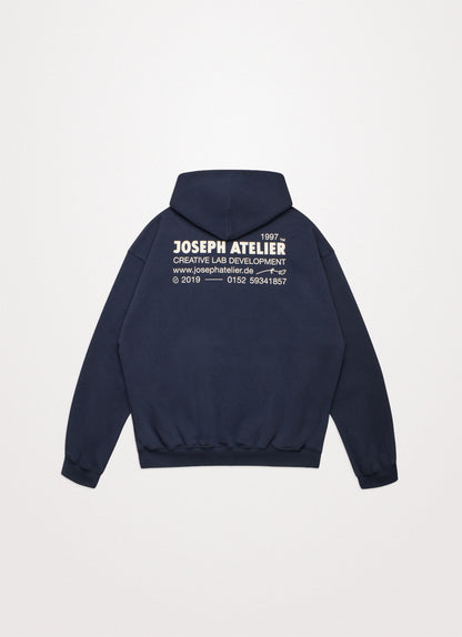 classic hoodie deep blue