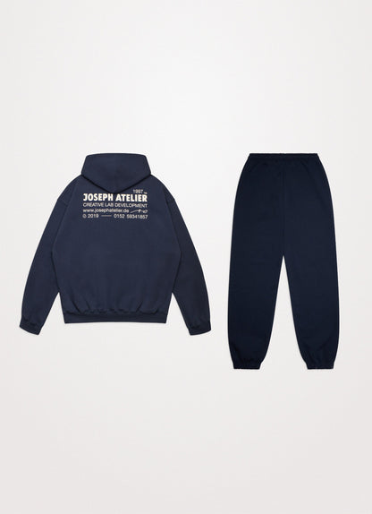 bundle classic hoodie deep blue