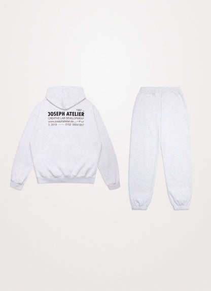 bundle classic hoodie grey melange