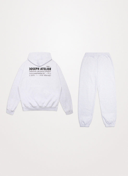 bundle classic hoodie grey melange