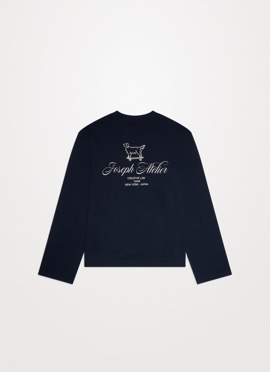 classic longsleeve deep blue