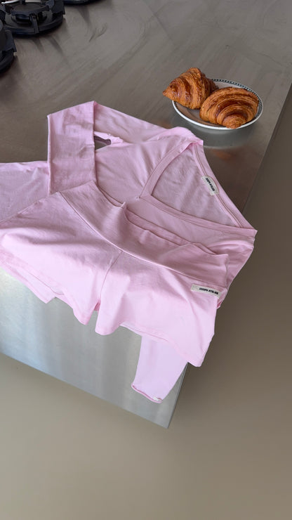 essential shorts baby pink