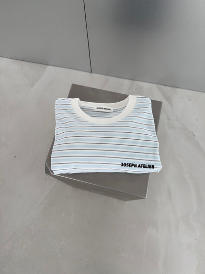 classic longsleeve stripes - blue/navy/cream