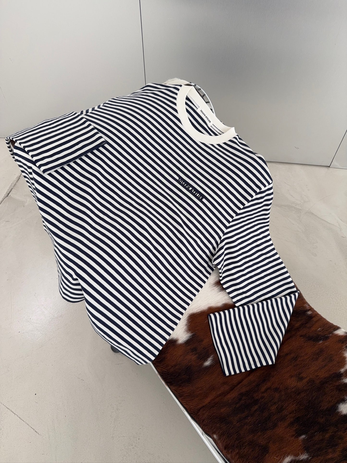 classic longsleeve stripes - navy/cream