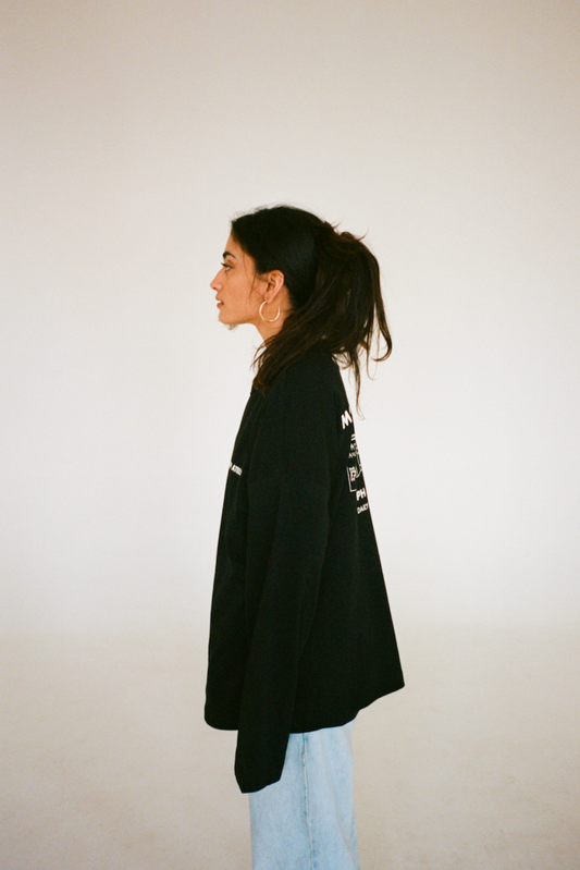 ZZ TEST longsleeve black — side