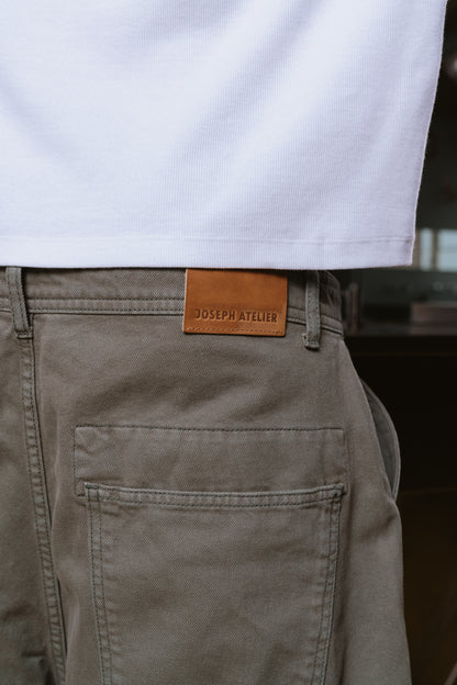 daily artist pants - washed khaki