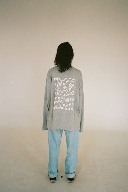 ZZ TEST longsleeve sage — back
