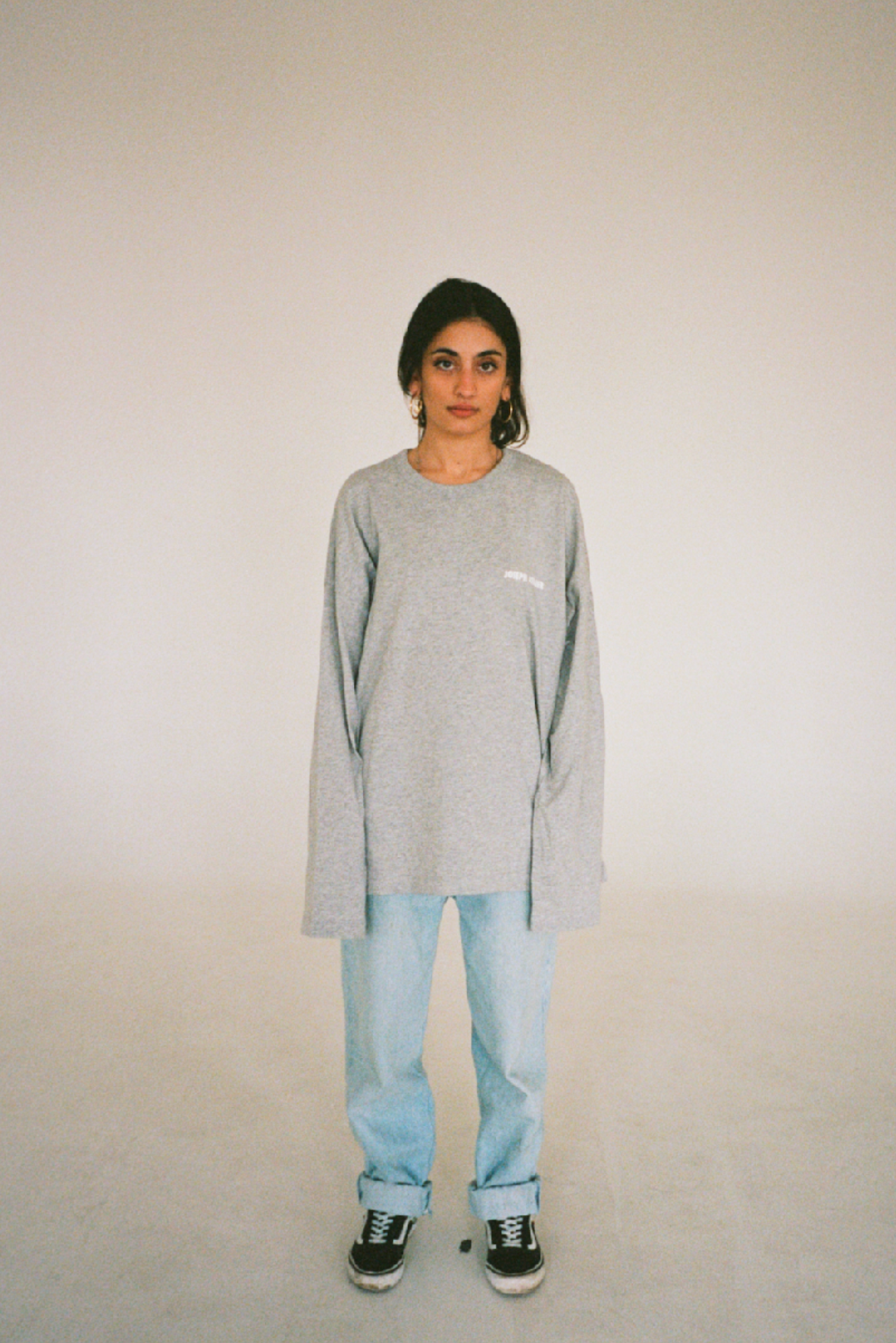 ZZ TEST longsleeve sage — front